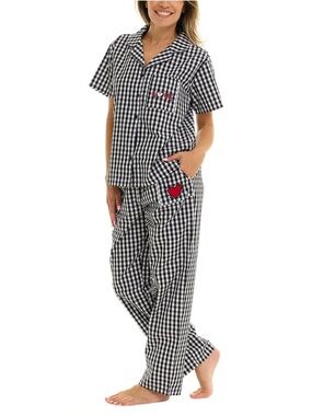 Keith Haring Women's Notch Collar Pajama Set